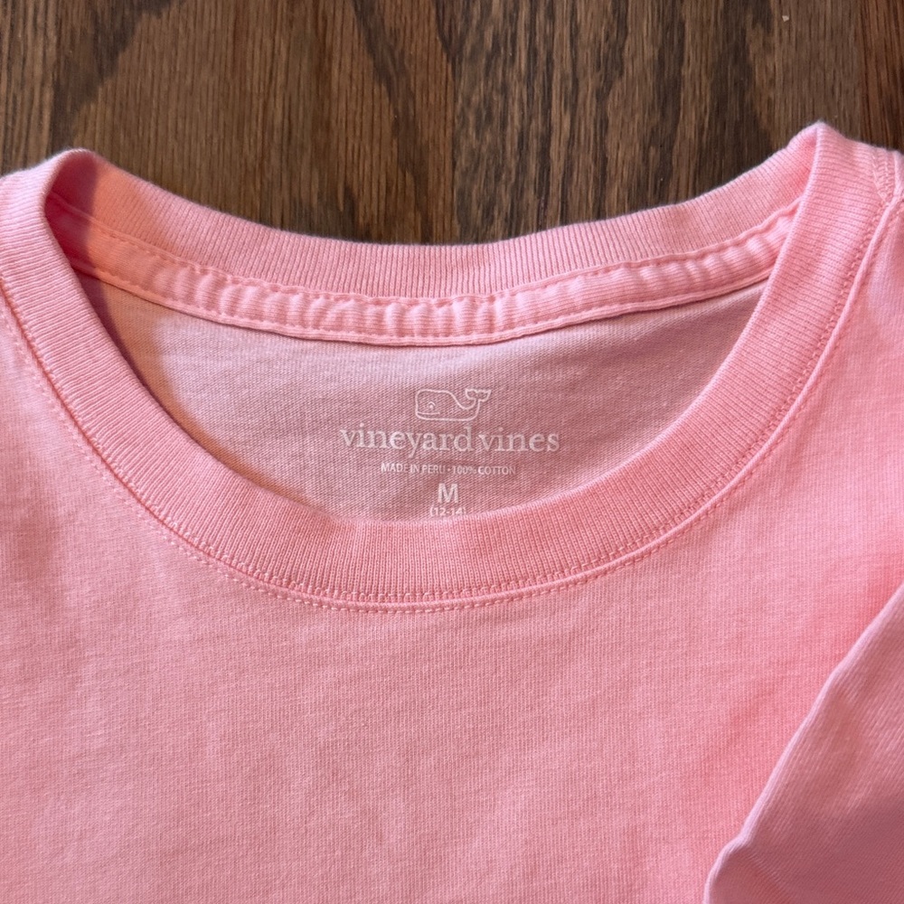 Vineyard Vines Kids Light Pink Long Sleeve Tee - Picture 4 of 5